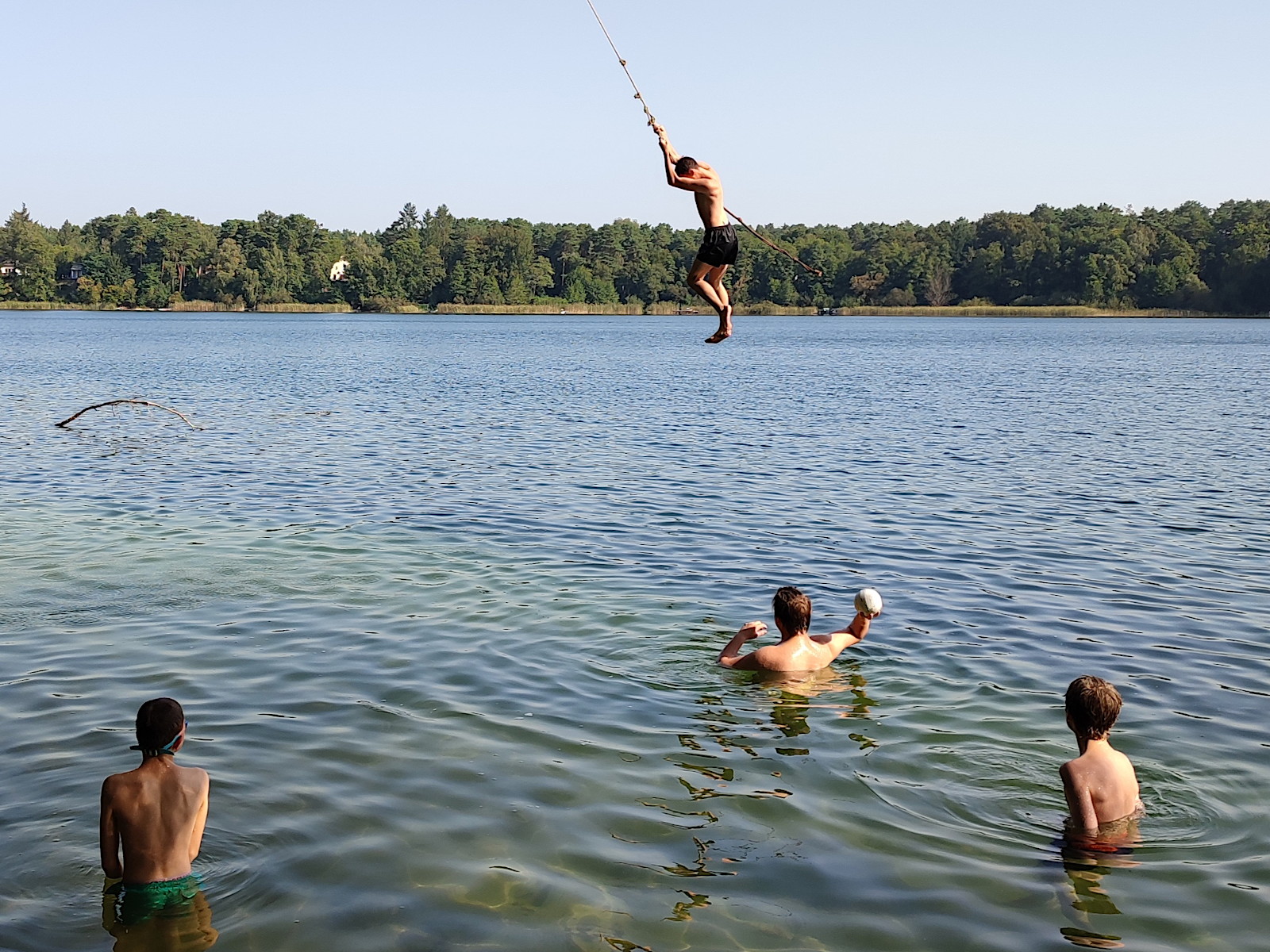 Badeausflug zum Wukensee im Rahmen des Lernprojektes Gersdorf